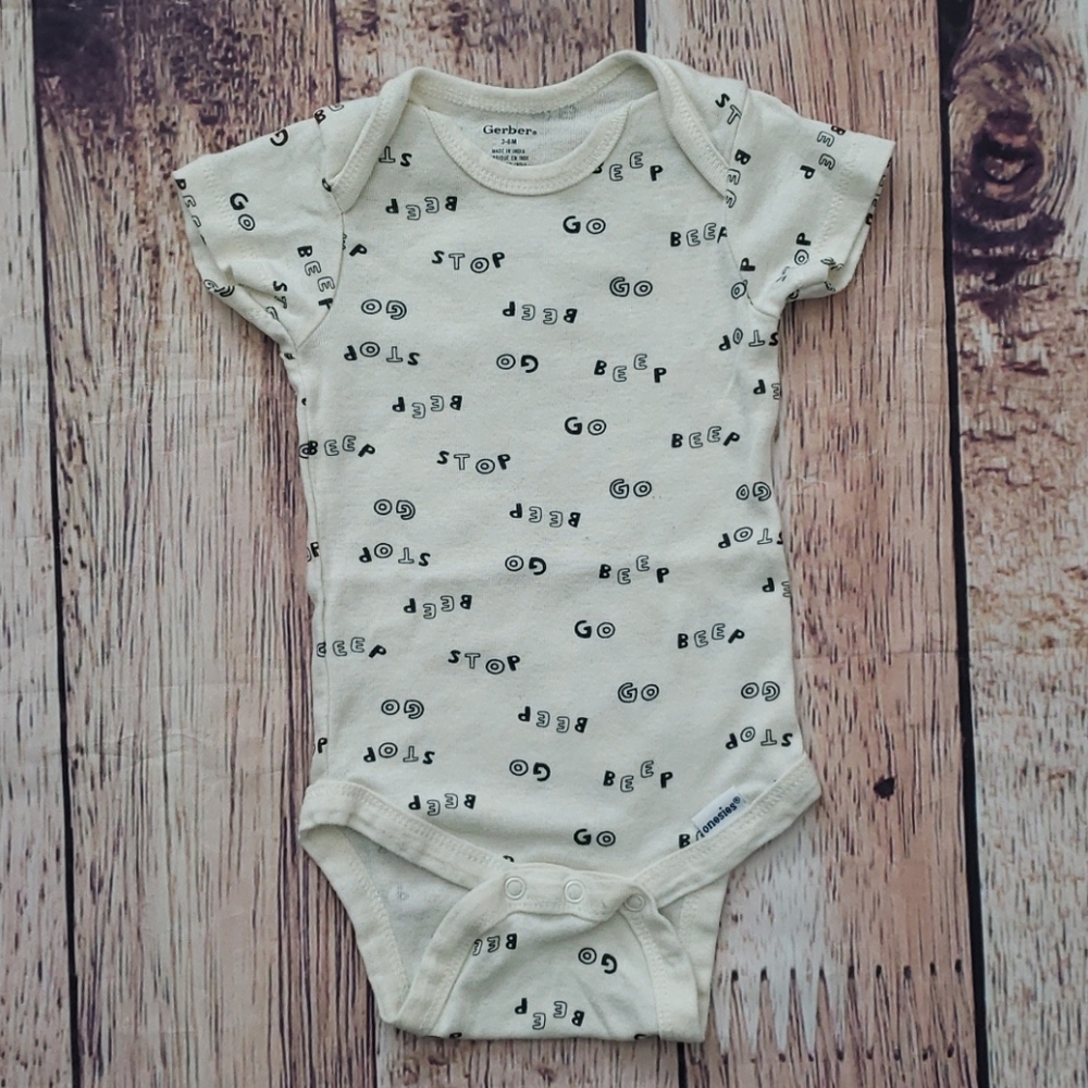 🚦Go, stop, beep Onesie🛑
